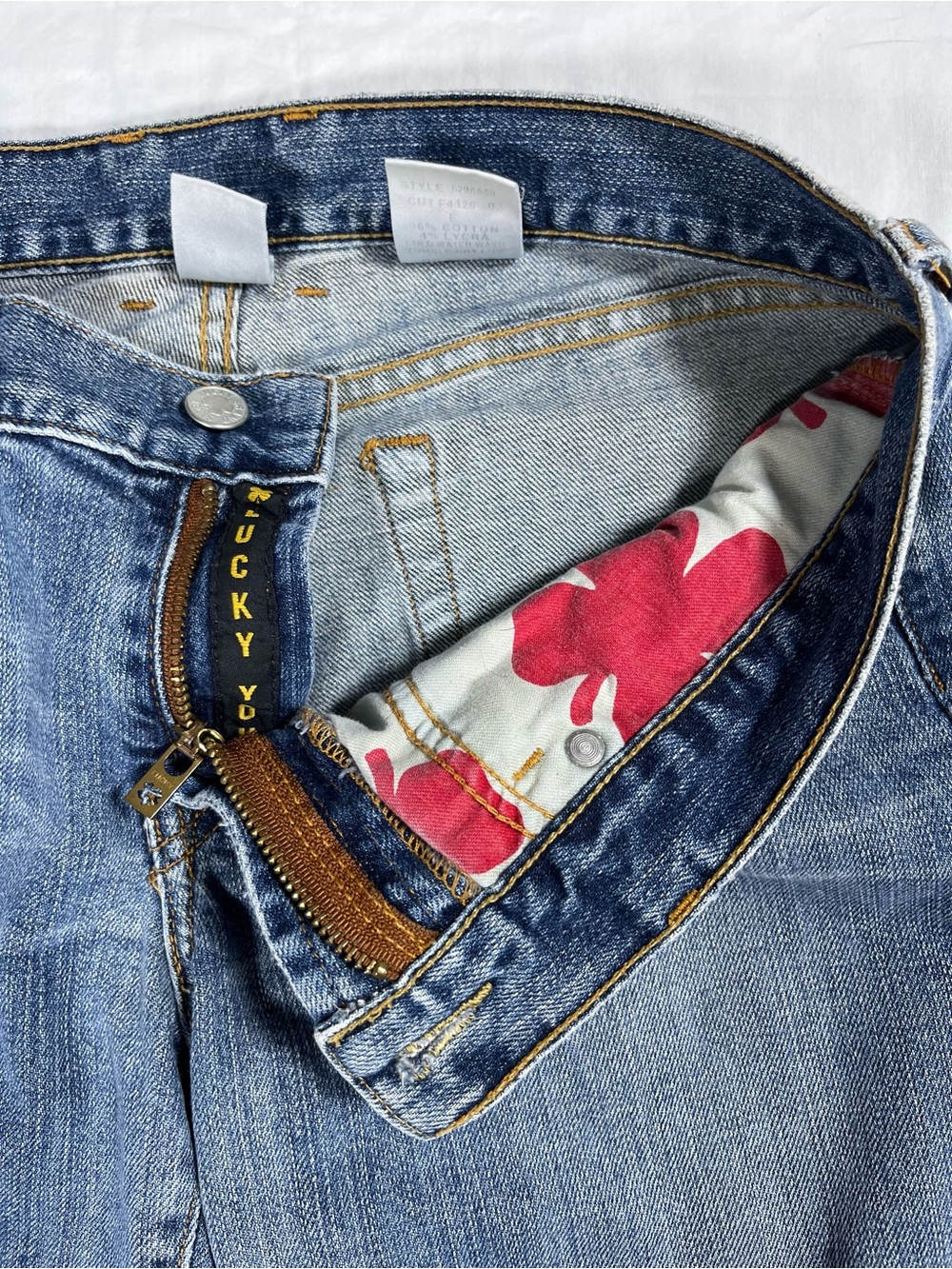 Vintage Lucky Brand Dungarees Bootcut Jeans Women’s Size 6/28 - Picture 6 of 15